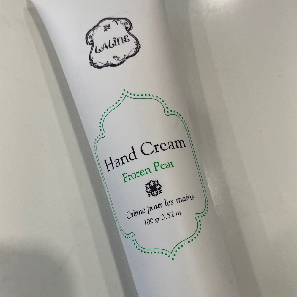 NEW unopened 100 gr tube Laline Frozen Pear Hand Cream
